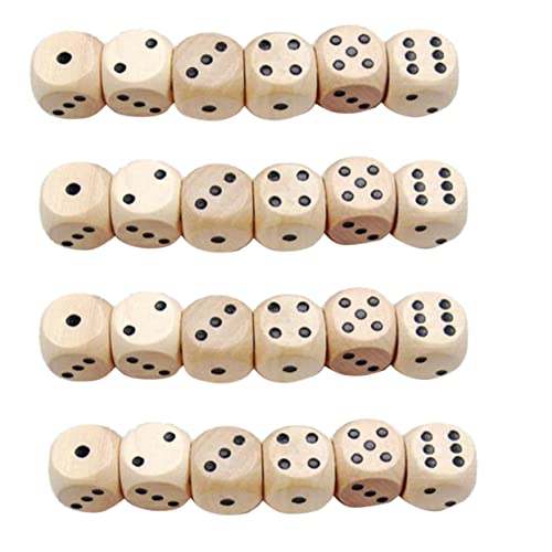 BESTonZON 20 Stück Würfel настольные игры Board Games Ludo brettspiel Games Night Gesellschaftsspiele spielzeuge Flash- leeres Brettspiel Partygeschenke Partyzubehör Hölzern BESTonZON 20 Stück Würfel настольные игры Board Games Ludo brettspiel Games Night Gesellschaftsspiele spielzeuge Flash- leeres Brettspiel Partygeschenke Partyzubehör Hölzern von BESTonZON