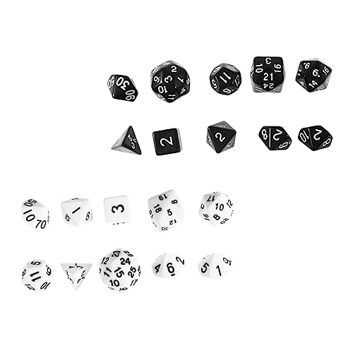 BESTonZON Acryl Zahlenwürfel - 10 Formen Spielzeug Set Für Brettspiele Tragbar & BESTonZON Acryl Zahlenwürfel - 10 Formen Spielzeug Set Für Brettspiele Tragbar & von BESTonZON