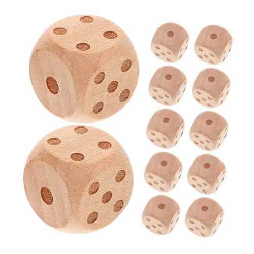 BESTonZON 20 Stück für schmucklos sechs Mini einseitig d6 hölzern BESTonZON 20 Stück für schmucklos sechs Mini einseitig d6 hölzern von BESTonZON