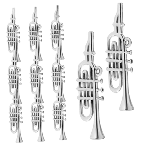 BESTonZON 20 Stücke Mini Kunststoff Musikinstrument Modell Weihnachten DIY Instrument Ornament Partybevorzugung von BESTonZON