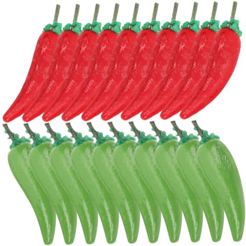 BESTonZON 20 Teiliges Gemüsemodell Mini Mini Simulationsgemüse Interessante Mini Hausdekor Dekorative Mini Hausdekor Kinderzubehör Miniaturen Zum Basteln Mini Kunstharz von BESTonZON