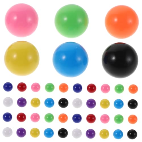 BESTonZON 200 Stück Bunte Ersatzkugeln für Brettspiele Festes Design Kompatibel mit Chinesischem Damespiel und Murmelbahn Robust für Mathematische Lernspiele und Sortierübungen von BESTonZON