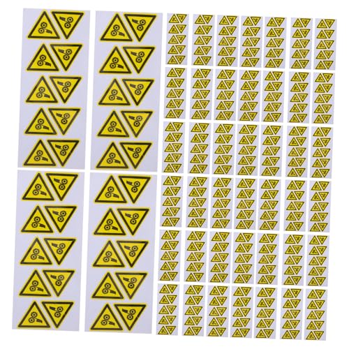 BESTonZON 200 Stück Selbstklebende Warnaufkleber Maschinen Sicherheitsschilder Handverletzungswarnung Industrie Geeignet für Fabriken Lager und Außenbereiche BESTonZON 200 Stück Selbstklebende Warnaufkleber Maschinen Sicherheitsschilder Handverletzungswarnung Industrie Geeignet für Fabriken Lager und Außenbereiche von BESTonZON