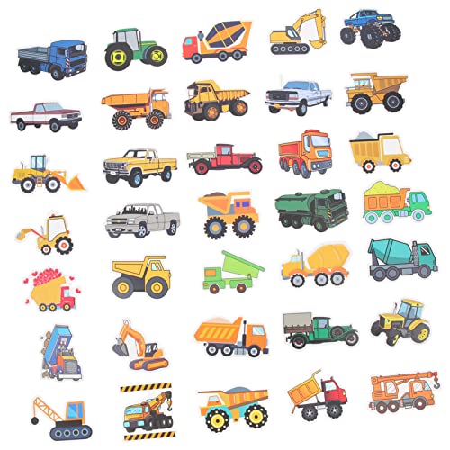 BESTonZON Abnehmbare Aufkleber Mit LKW-Muster 200-teiliges Selbstklebendes Aufkleberset PVC-Graffiti-Aufkleber Für Kinderspielzeug- BESTonZON Abnehmbare Aufkleber Mit LKW-Muster 200-teiliges Selbstklebendes Aufkleberset PVC-Graffiti-Aufkleber Für Kinderspielzeug- von BESTonZON