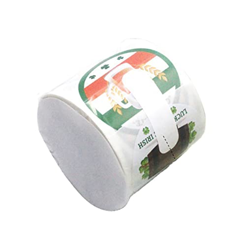 BESTonZON St. Patricks Day Hut Aufkleber Aufkleber 200pcs Klebstoff Abnehmbare R St Patrick Hut Aufkleber Aufkleber Dekoration von BESTonZON
