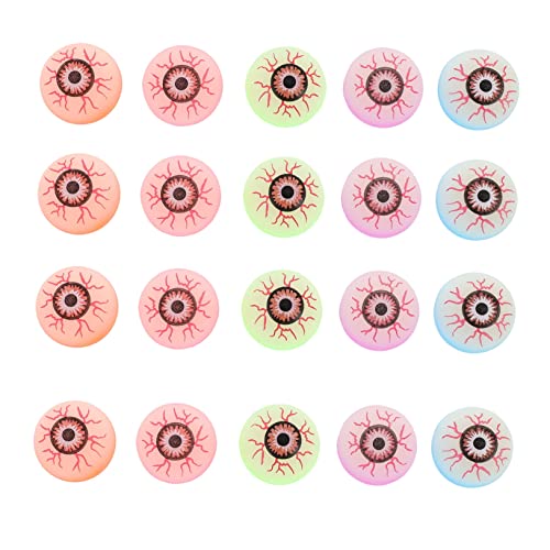 BESTonZON 20St Eye Hüpfball im Freien Halloween- Party halloween halloween assecoires Halloween-Augen-Requisiten realistische Augen-Requisiten Plastik von BESTonZON