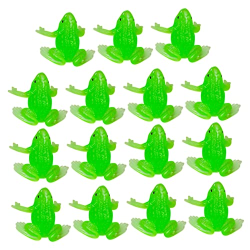 BESTonZON 20Stücke Teiliges Frösche Figuren Realistische Froschmodelle Für Garten Und Zimmerdekoration Schwimmtiere Für Miniteiche Und Kinderzimmer von BESTonZON