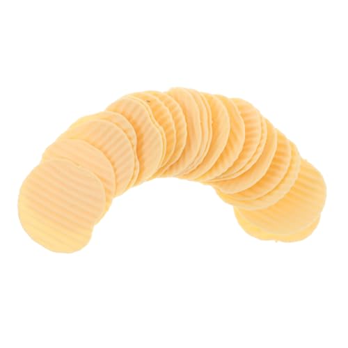 BESTonZON Lebensmittel-Requisiten-Kollektion: 20 Stück Künstliche Kartoffelchips Als Schaudekoration. BESTonZON Lebensmittel-Requisiten-Kollektion: 20 Stück Künstliche Kartoffelchips Als Schaudekoration. von BESTonZON