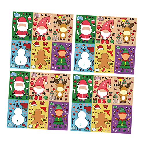BESTonZON 24 Blätter Weihnachtsaufkleber Cartoon Aufkleber Weihnachtsdekor Aufkleber Für Kinderaufkleber Heimdekoration Weihnachtsparty Requisiten Kinderfestival Aufkleber Buntes BESTonZON 24 Blätter Weihnachtsaufkleber Cartoon Aufkleber Weihnachtsdekor Aufkleber Für Kinderaufkleber Heimdekoration Weihnachtsparty Requisiten Kinderfestival Aufkleber Buntes von BESTonZON