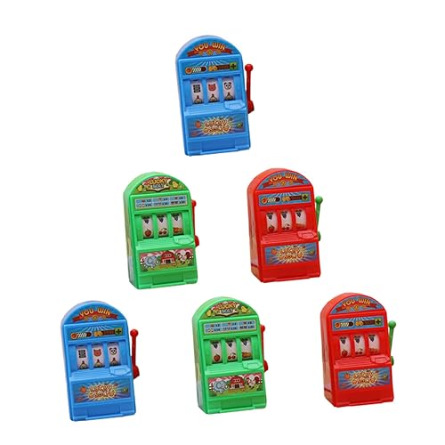 BESTonZON 24 STK Lotteriemaschine Spielzeugschaukel für Puppe Bingo-Maschine Mini Spielzeuge Kinderspielzeug Einarmiger Bandit Kinderversorgung Spielautomat aus Kunststoff Puzzle Brettspiel von BESTonZON