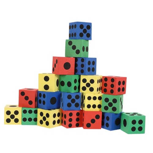 BESTonZON 24 STK Schaumwürfel Würfel-Layout Würfel Würfelspiel Bunte Würfel Kreative Würfelstütze Würfel Unterhaltungswürfel Punktwürfel Spiel Würfel Mini-würfel Eva BESTonZON 24 STK Schaumwürfel Würfel-Layout Würfel Würfelspiel Bunte Würfel Kreative Würfelstütze Würfel Unterhaltungswürfel Punktwürfel Spiel Würfel Mini-würfel Eva von BESTonZON