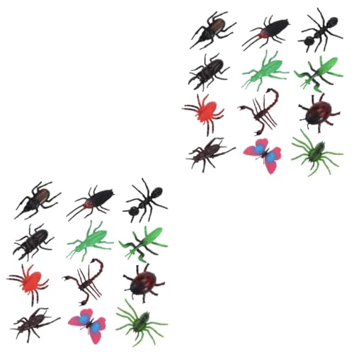 BESTonZON 24 Stck. Insektenmodell Spinnenspielzeug Würmer Raupenspielzeug Spielzeugtiere Figuren - Insektenspielzeug für BESTonZON 24 Stck. Insektenmodell Spinnenspielzeug Würmer Raupenspielzeug Spielzeugtiere Figuren - Insektenspielzeug für von BESTonZON