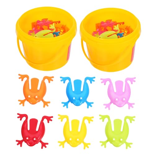 BESTonZON Springende Frösche Zum Fingerdrücken 24 Stück Frosch-springspielzeug Für Jungen Und Mädchen Für Jungen Und Mädchen Partygeschenke Zum Geburtstag von BESTonZON