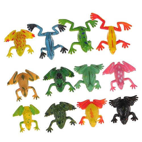 BESTonZON 24 Stück Froschmodell Froschmodellspielzeug für Modell kleine Frösche Froschfigur Frosch Spielzeugfigur kleines Froschspielzeug Tierstatue PVC BESTonZON 24 Stück Froschmodell Froschmodellspielzeug für Modell kleine Frösche Froschfigur Frosch Spielzeugfigur kleines Froschspielzeug Tierstatue PVC von BESTonZON