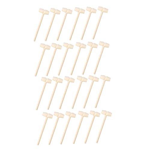 BESTonZON 24 Stück Mini Holzhammer Kreatives Lernspielzeug für Fördert Feinmotorik und Kreativität aus Sicherem Holzmaterial für Eltern Junge Mädchen Aktivitäten BESTonZON 24 Stück Mini Holzhammer Kreatives Lernspielzeug für Fördert Feinmotorik und Kreativität aus Sicherem Holzmaterial für Eltern Junge Mädchen Aktivitäten von BESTonZON