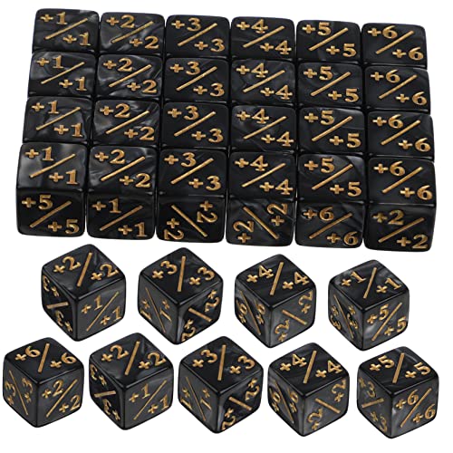 BESTonZON 24 Stück Teiliges Acryl Würfelzähler mit Plus Minus Symbolen Token für Kartenspiele und Brettspiele Lernwürfel für CCG und Spielzubehör BESTonZON 24 Stück Teiliges Acryl Würfelzähler mit Plus Minus Symbolen Token für Kartenspiele und Brettspiele Lernwürfel für CCG und Spielzubehör von BESTonZON