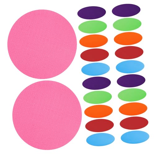 BESTonZON 24 Stück Teiliges Bunter Teppich Marker mit Klettband für Kindergarten und Vorschule Vielseitige Sitz Spielmarkierungen Motorik und Kognitiven Fähigkeiten bei Kindern BESTonZON 24 Stück Teiliges Bunter Teppich Marker mit Klettband für Kindergarten und Vorschule Vielseitige Sitz Spielmarkierungen Motorik und Kognitiven Fähigkeiten bei Kindern von BESTonZON
