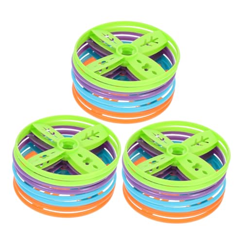 BESTonZON 24 Stück Teiliges Flying Disc Set für Kompatibel mit Hand und Fußspielzeugen Robustes Kunststoffmaterial Bunte Designs für Strand und Outdoor Spiele Nachfüllpack Zufällige Farbe BESTonZON 24 Stück Teiliges Flying Disc Set für Kompatibel mit Hand und Fußspielzeugen Robustes Kunststoffmaterial Bunte Designs für Strand und Outdoor Spiele Nachfüllpack Zufällige Farbe von BESTonZON