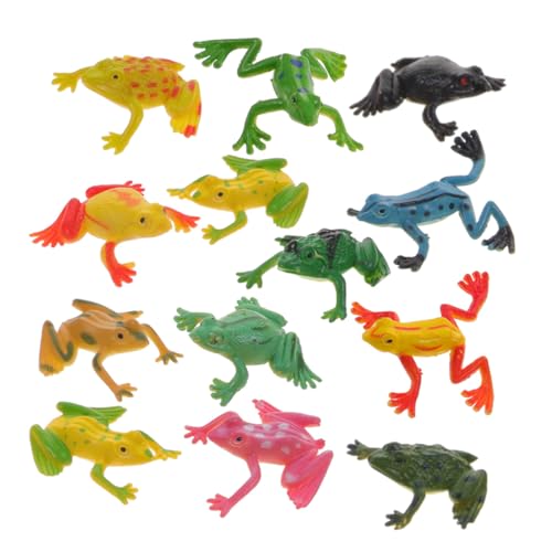 BESTonZON 24 Stück Teiliges Kleine Froschfiguren aus Hochwertigem Harz Realistische Miniatur Froschmodelle für Dekorieren als Niedliche Raum Kuchendekoration BESTonZON 24 Stück Teiliges Kleine Froschfiguren aus Hochwertigem Harz Realistische Miniatur Froschmodelle für Dekorieren als Niedliche Raum Kuchendekoration von BESTonZON