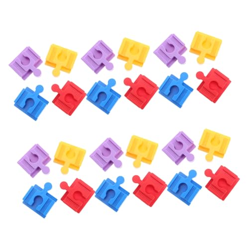 BESTonZON 24 Stück Teiliges Kunststoff Schienenverbinder für Kompatibel mit Baustein Zugschienen Bunte Kurze Gleisadapter Großer Griff für Kleinkinder Vielseitiges Zubehör Eisenbahnen BESTonZON 24 Stück Teiliges Kunststoff Schienenverbinder für Kompatibel mit Baustein Zugschienen Bunte Kurze Gleisadapter Großer Griff für Kleinkinder Vielseitiges Zubehör Eisenbahnen von BESTonZON