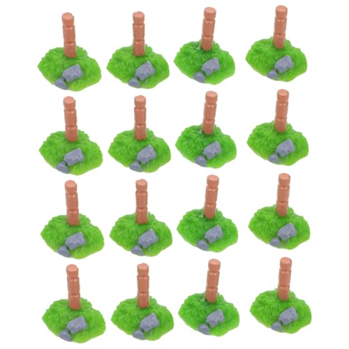 BESTonZON 24 Stück Teiliges Miniatur Bauernhof Zubehör mit Kleinen Holzpfählen Stabiler Tierzaun aus Kunststoff Vielseitige DIY Dekoration für Puppenhaus und Mikro Landschaftsbau BESTonZON 24 Stück Teiliges Miniatur Bauernhof Zubehör mit Kleinen Holzpfählen Stabiler Tierzaun aus Kunststoff Vielseitige DIY Dekoration für Puppenhaus und Mikro Landschaftsbau von BESTonZON