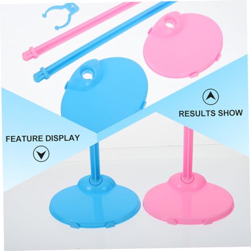 BESTonZON 24 Stück Teiliges Puppenhalter Stabile Puppenständer in Blau und Rosa rutschfeste Actionfigur Display Halter für Kleine Figuren Stützen für Puppen und Sammelfiguren BESTonZON 24 Stück Teiliges Puppenhalter Stabile Puppenständer in Blau und Rosa rutschfeste Actionfigur Display Halter für Kleine Figuren Stützen für Puppen und Sammelfiguren von BESTonZON