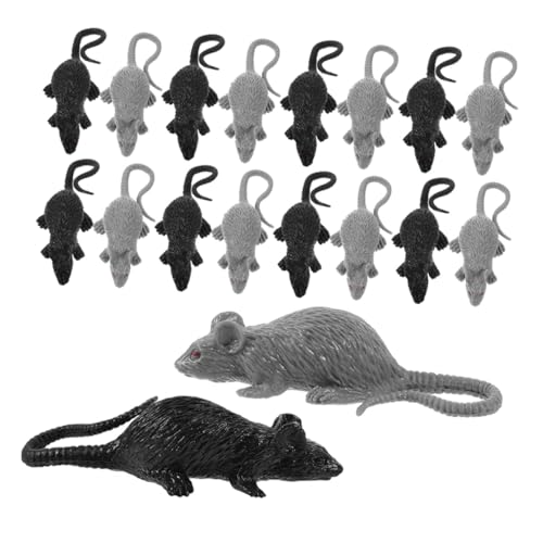 BESTonZON 24stücke Plastikratte Spielzeugratte Lebensechtes Gefälschte Realistische Maus Halloween Dekoration Party Requisiten Lustige Gruselige Trick Spielzeug Für Innen Und Außen BESTonZON 24stücke Plastikratte Spielzeugratte Lebensechtes Gefälschte Realistische Maus Halloween Dekoration Party Requisiten Lustige Gruselige Trick Spielzeug Für Innen Und Außen von BESTonZON