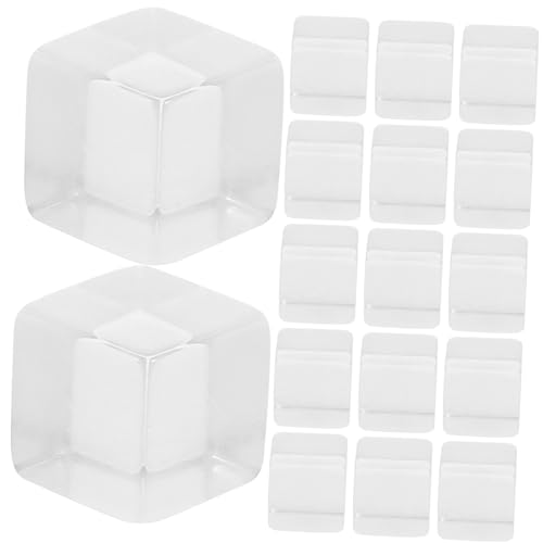BESTonZON Wiederverwendbare Robuste Acrylwürfel 24-teiliges Set Leere Für Den Unterricht Von Spielrequisiten von BESTonZON