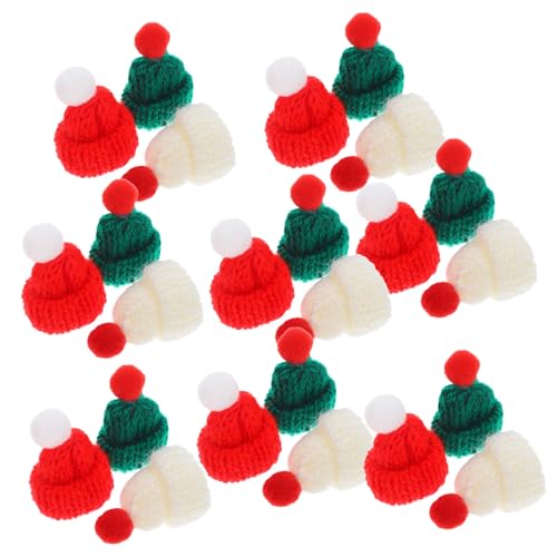 BESTonZON 24 Stück Wollmütze Mini-schneemannmützen Zum Basteln Kleine Strickmützen Bastelhutverzierungen Selber Machen Figur Weihnachtsdekoration Kleiner Hut Minihüte Für Filzhüte Garn BESTonZON 24 Stück Wollmütze Mini-schneemannmützen Zum Basteln Kleine Strickmützen Bastelhutverzierungen Selber Machen Figur Weihnachtsdekoration Kleiner Hut Minihüte Für Filzhüte Garn von BESTonZON