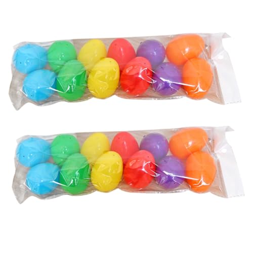 BESTonZON 24 Stück Ostereier Zum Suchen Plastik-ostereier Zum Öffnen für Jungen und Mädchen Dekorative -eier Sicher Basteln Osterdekoration BESTonZON 24 Stück Ostereier Zum Suchen Plastik-ostereier Zum Öffnen für Jungen und Mädchen Dekorative -eier Sicher Basteln Osterdekoration von BESTonZON