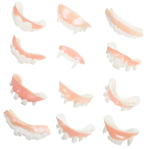 BESTonZON 24st Halloween-zahnersatz Bausatz Mund Lustig Halloween-zähne Zahnbürste Gefälschte Zahnprothesen Zähne Kleben Schnappzähne Fleck Zahnpasta Reißzähne Vorgeben PVC BESTonZON 24st Halloween-zahnersatz Bausatz Mund Lustig Halloween-zähne Zahnbürste Gefälschte Zahnprothesen Zähne Kleben Schnappzähne Fleck Zahnpasta Reißzähne Vorgeben PVC von BESTonZON