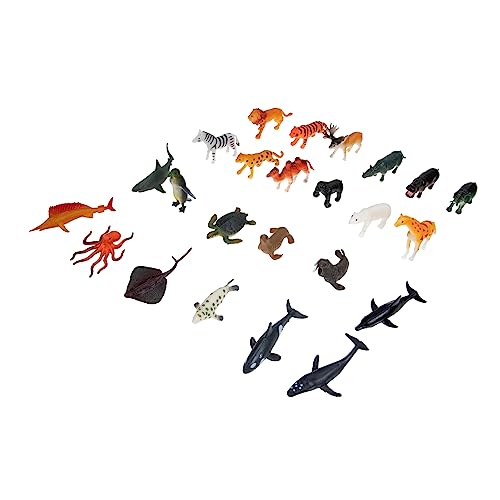 BESTonZON 24st Simulationstiermodell Winzige Spielsachen Mini-nutztiere Zoo Tiere Meerestierfiguren Simulation Von Wilden Tieren Aus Kunststoff Modelle Von Meerestieren PVC BESTonZON 24st Simulationstiermodell Winzige Spielsachen Mini-nutztiere Zoo Tiere Meerestierfiguren Simulation Von Wilden Tieren Aus Kunststoff Modelle Von Meerestieren PVC von BESTonZON