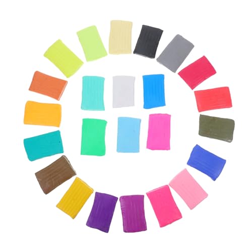 BESTonZON 24stücke Teiliges Modelliermasse Bunte Lufttrockene Knete Für Junge Mädchen Kreatives Bastelmaterial Für Einzigartige Kunstwerke Sicheres Und Flexibles Material Für Kreatives BESTonZON 24stücke Teiliges Modelliermasse Bunte Lufttrockene Knete Für Junge Mädchen Kreatives Bastelmaterial Für Einzigartige Kunstwerke Sicheres Und Flexibles Material Für Kreatives von BESTonZON