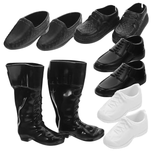 BESTonZON 25 Paare Puppenverkleidungsschuhe Mini-Schuh- Dollhouse Dekorationen Puppenhaus Miniaturzubehör Mini-Schuhe Miniatur-Schuhe Dollhouse Decor Plastik Schwarz BESTonZON 25 Paare Puppenverkleidungsschuhe Mini-Schuh- Dollhouse Dekorationen Puppenhaus Miniaturzubehör Mini-Schuhe Miniatur-Schuhe Dollhouse Decor Plastik Schwarz von BESTonZON