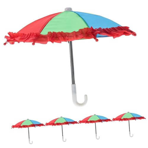 BESTonZON 25 STK Mini-Regenschirmmodell bunter Spielzeugregenschirm Mini-Regenschirm-Dekor Kinderspielzeug Kinder Sicherheit Spielzeuge Modelle Mini-Regenschirm für Kinder Mini-Hauszubehör von BESTonZON