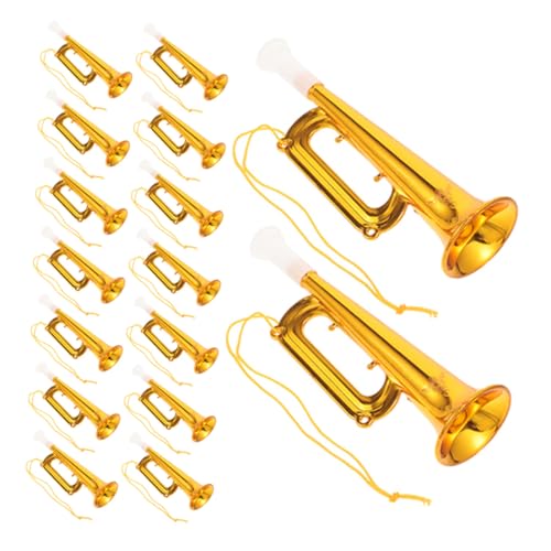 BESTonZON 25 Stück Jubelhorn Kunststoff Trompeteninstrument Kindertrompete Kunststoff Partyhorn Party Geräuschmacher Gebläse Spielzeugtrompete Kleine Trompetenspielzeuge Musikinstrument BESTonZON 25 Stück Jubelhorn Kunststoff Trompeteninstrument Kindertrompete Kunststoff Partyhorn Party Geräuschmacher Gebläse Spielzeugtrompete Kleine Trompetenspielzeuge Musikinstrument von BESTonZON