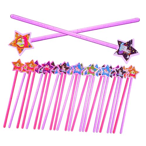 BESTonZON 25 Stück Teiliges Sternförmige Feenstäbe Spielstäbe Leicht Griffbar Sicher Für Party Geburtstag BESTonZON 25 Stück Teiliges Sternförmige Feenstäbe Spielstäbe Leicht Griffbar Sicher Für Party Geburtstag von BESTonZON