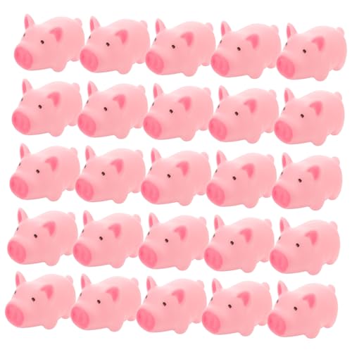 BESTonZON 25stücke Squeaky Pig Spielzeug Realistisches Langsames Aufsteigende Spielzeug Für Stressabbau Und Entspannung Für Junge Mädchen Und Erwachsene Fleischfarbe von BESTonZON
