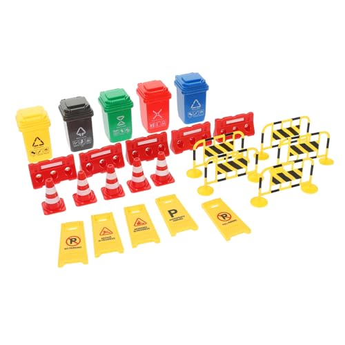 BESTonZON 25 Teiliges Verkehrszeichen Spielset Für Miniatur Straßenschilder Verkehrshütchen Und Warnsignale Ideal Für Kreatives Rollenspiel Und Lernspiele Buntes Lernspielzeug BESTonZON 25 Teiliges Verkehrszeichen Spielset Für Miniatur Straßenschilder Verkehrshütchen Und Warnsignale Ideal Für Kreatives Rollenspiel Und Lernspiele Buntes Lernspielzeug von BESTonZON