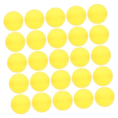 BESTonZON 25Stücke Kugeln Aus Kunststoff Hohle Tischtennisbälle Für Spiele Und Dekoration Durchmesser Gelb Für Tombola Und Veranstaltungen von BESTonZON