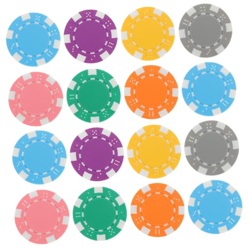 BESTonZON 28 Stück Teiliges Glattem Pp Bunte Runde Spielchips Wiederverwendbar als Golfball markierer für Pokerpartys zu Hause BESTonZON 28 Stück Teiliges Glattem Pp Bunte Runde Spielchips Wiederverwendbar als Golfball markierer für Pokerpartys zu Hause von BESTonZON