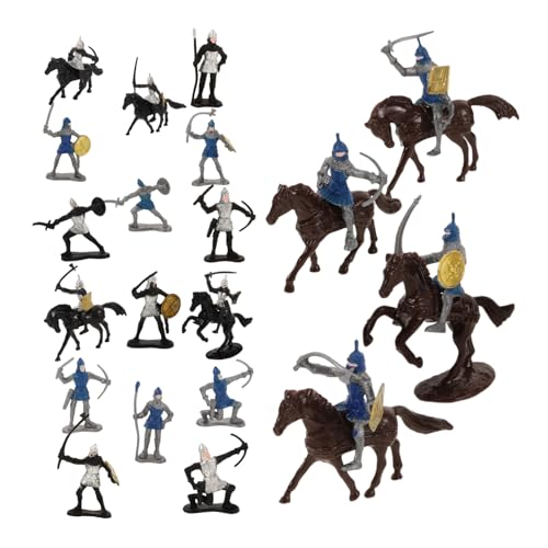 BESTonZON 28 Stück Teiliges Mittelalterliches Miniatur Soldaten Farbige Kleine Figuren für Sandtisch und Miniaturszenen Detailreiche Ritter und Reiter Leicht Robust für Rollenspiele BESTonZON 28 Stück Teiliges Mittelalterliches Miniatur Soldaten Farbige Kleine Figuren für Sandtisch und Miniaturszenen Detailreiche Ritter und Reiter Leicht Robust für Rollenspiele von BESTonZON