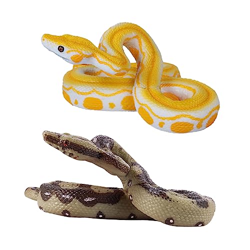 BESTonZON 2Pcs Boa Constrictor mit hoher Simulation für kinderspielzeug Lernspielzeug Massenspielzeug ferngesteuerte Schlange knifflige Schlangenrequisiten falsche Schlange BESTonZON 2Pcs Boa Constrictor mit hoher Simulation für kinderspielzeug Lernspielzeug Massenspielzeug ferngesteuerte Schlange knifflige Schlangenrequisiten falsche Schlange von BESTonZON