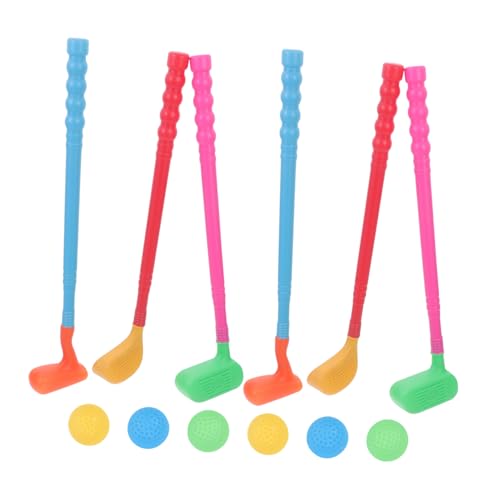 BESTonZON 2 Satz Kinder Golfset Spielzeug Golfschläger und Bälle aus Kunststoff Leicht und Tragbar für Kleinkinder Golfspielzeug für Outdoor Sport Fördert Hand Augen Koordination BESTonZON 2 Satz Kinder Golfset Spielzeug Golfschläger und Bälle aus Kunststoff Leicht und Tragbar für Kleinkinder Golfspielzeug für Outdoor Sport Fördert Hand Augen Koordination von BESTonZON