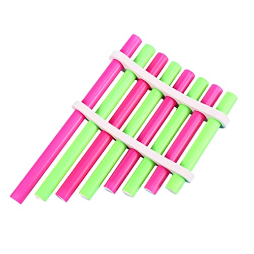 BESTonZON 2Satz DIY Panflöte Teiliges Wissenschaftsexperiment für Kreatives Musikinstrument von Bildung und Handwerk Bunt und Tragbar von BESTonZON