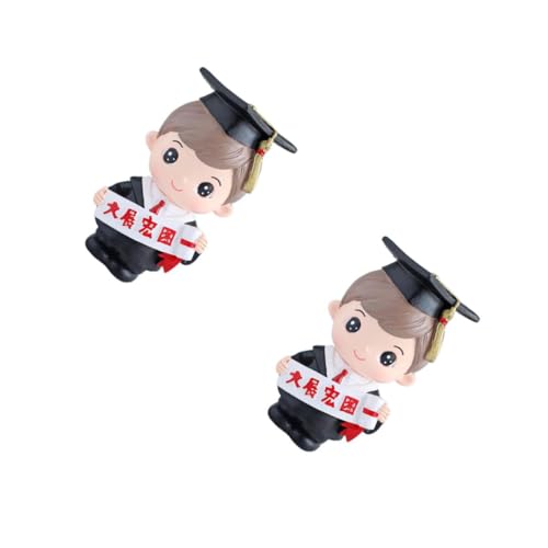 BESTonZON 2St Abschlussgeschenk tortendeko einschulung living room decoration kuchen aufleger Cupcake-Ornament Auto -Armaturenbrettdekorationen Abschlusskuchen -Topper Desktop-Ornament Black BESTonZON 2St Abschlussgeschenk tortendeko einschulung living room decoration kuchen aufleger Cupcake-Ornament Auto -Armaturenbrettdekorationen Abschlusskuchen -Topper Desktop-Ornament Black von BESTonZON