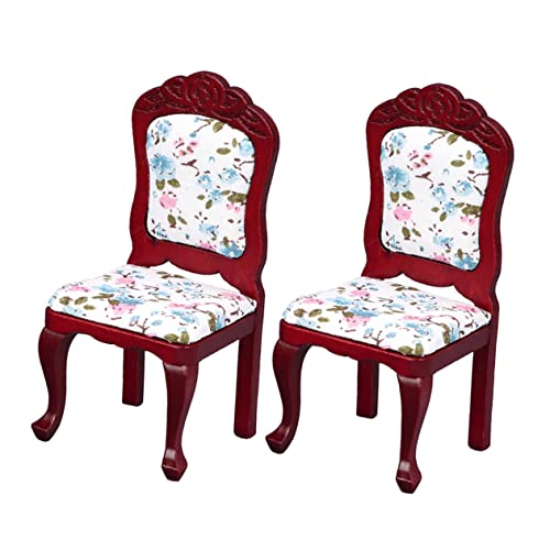BESTonZON 2St Armloser Stuhl Vintage - Nachttisch ältere Puppen Tierspielzeug Möblierung puppensessel doll Accessories spielzimmer playhome Puppenstubenstuhl Kinderspielzeug Holz BESTonZON 2St Armloser Stuhl Vintage - Nachttisch ältere Puppen Tierspielzeug Möblierung puppensessel doll Accessories spielzimmer playhome Puppenstubenstuhl Kinderspielzeug Holz von BESTonZON