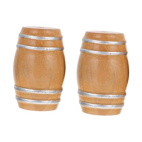 BESTonZON 2St Bier aus dem Holzfass Figur Camper Wein Toys spielsachen für Holzfass Geschenkidee Miniatur-Bierfass aus Holz Holzfass-Requisitenmodell Khaki BESTonZON 2St Bier aus dem Holzfass Figur Camper Wein Toys spielsachen für Holzfass Geschenkidee Miniatur-Bierfass aus Holz Holzfass-Requisitenmodell Khaki von BESTonZON