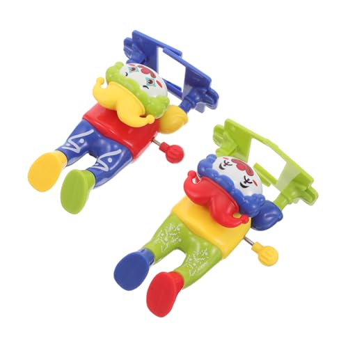 BESTonZON 2St Clown-Aufziehspielzeug Laufspielzeug aufziehen Tanzendes Clownspielzeug bewegungsspielzeug Clownpuppe aufziehen Tanzendes Clown-Actionspielzeug Plastik BESTonZON 2St Clown-Aufziehspielzeug Laufspielzeug aufziehen Tanzendes Clownspielzeug bewegungsspielzeug Clownpuppe aufziehen Tanzendes Clown-Actionspielzeug Plastik von BESTonZON