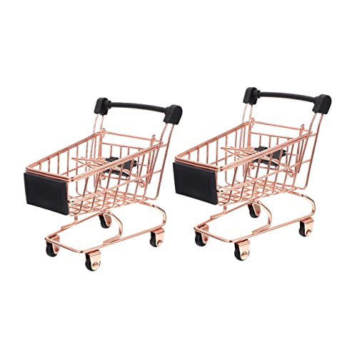BESTonZON 2 Stücke Kleinkind Einkaufswagen Zarte Mini Shoing Warenkorb Spielzeug Lebensmittel Karren Künstlerische Für Kinderzimmer BESTonZON 2 Stücke Kleinkind Einkaufswagen Zarte Mini Shoing Warenkorb Spielzeug Lebensmittel Karren Künstlerische Für Kinderzimmer von BESTonZON